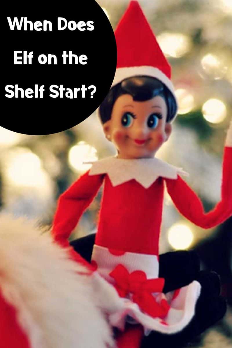 when does elf on the shelf start?