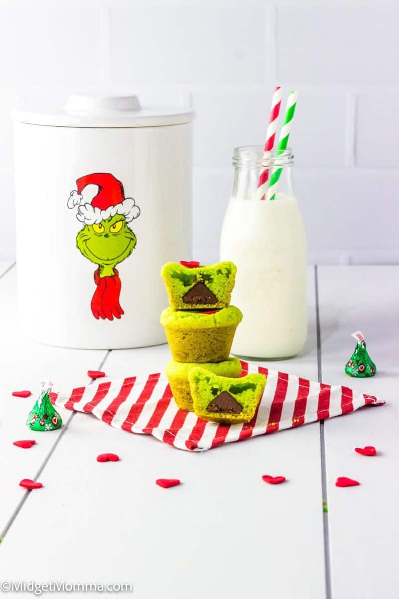 Grinch Secret Kiss Sugar Cookies Cups • MidgetMomma