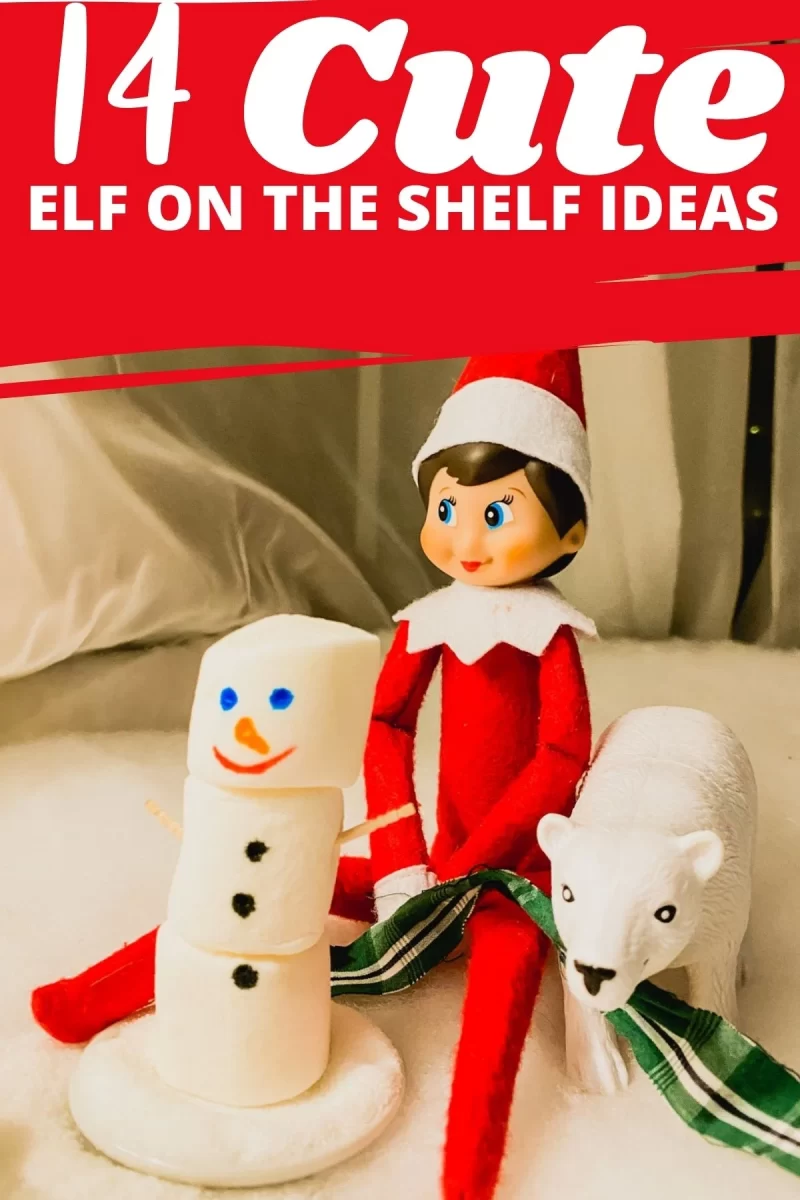 cute elf on the shelf ideas