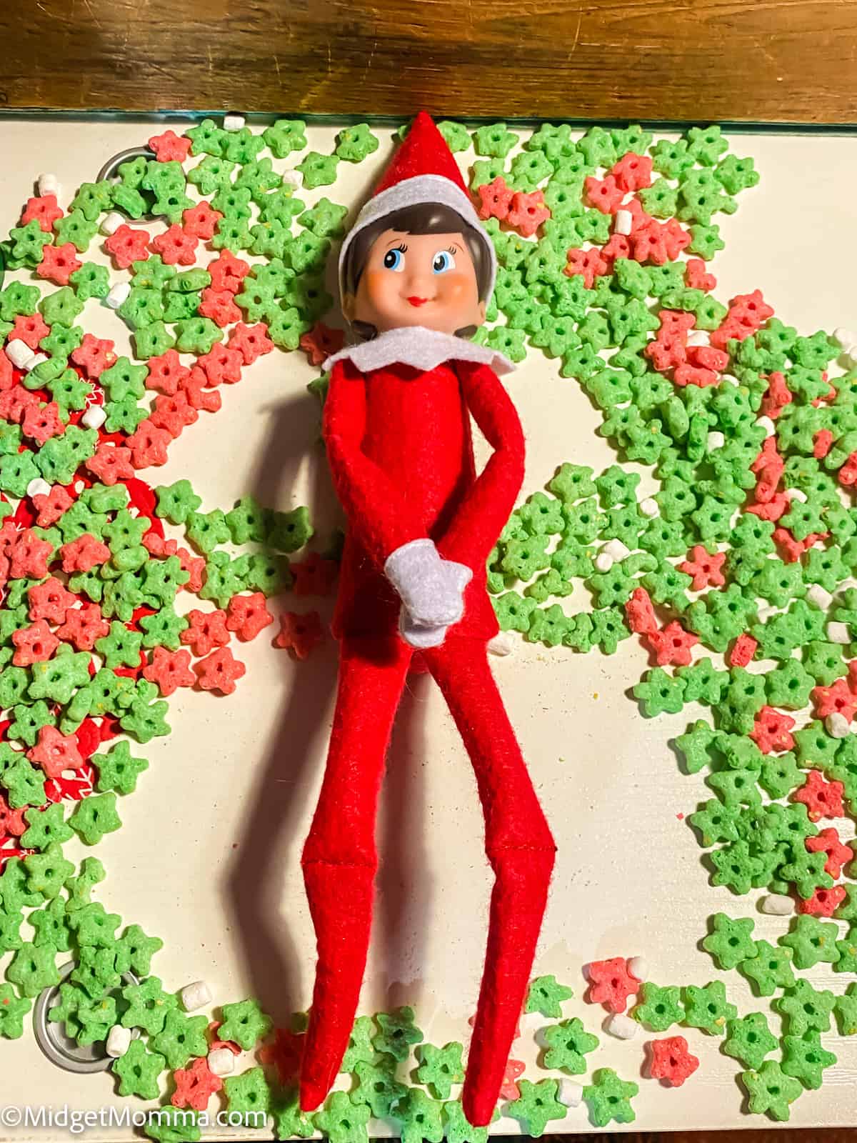 elf on the shelf ideas cereal angel