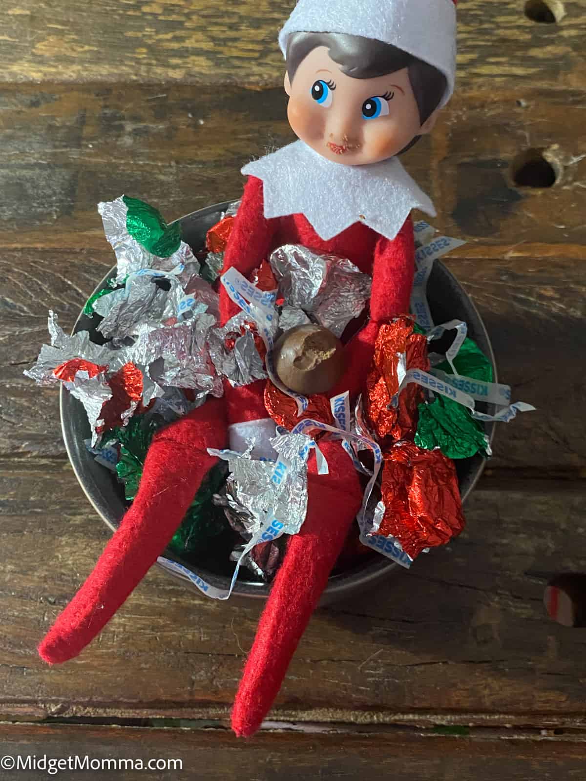 Elf Eating Christmas Candy