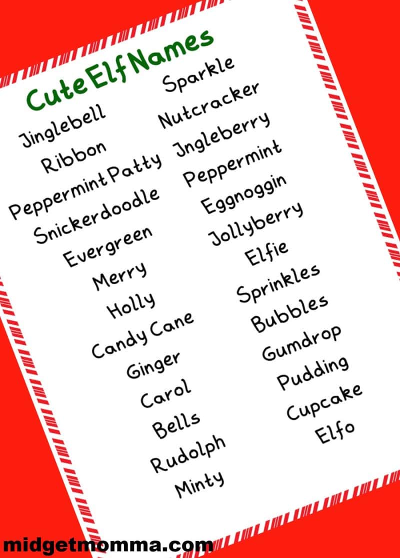 Elf on the Shelf Names The Ultimate Guide to Naming your Elf!
