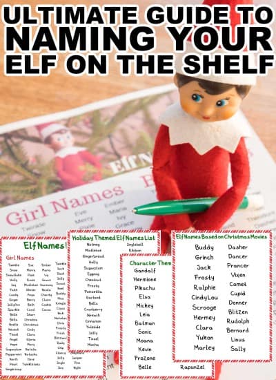 The ultimate guide to naming your elf on the shelf.