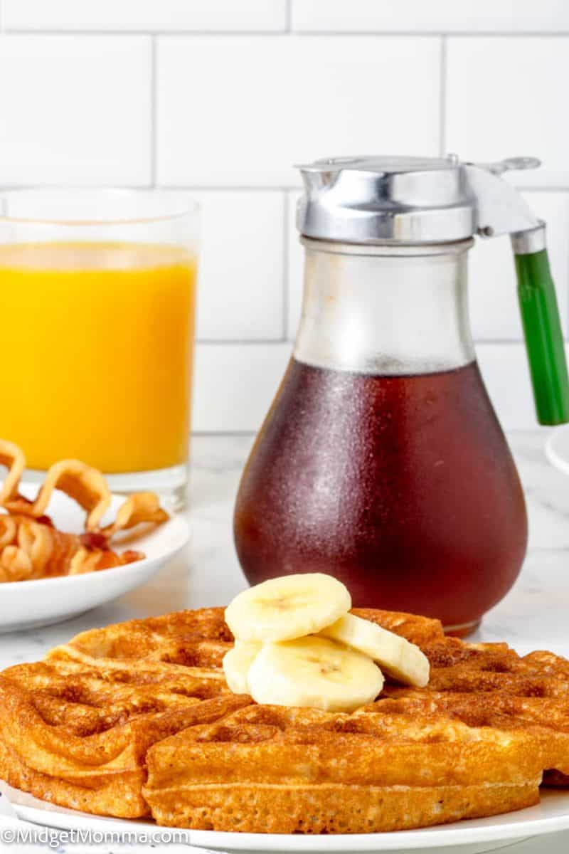 Banana Waffles Recipe • MidgetMomma