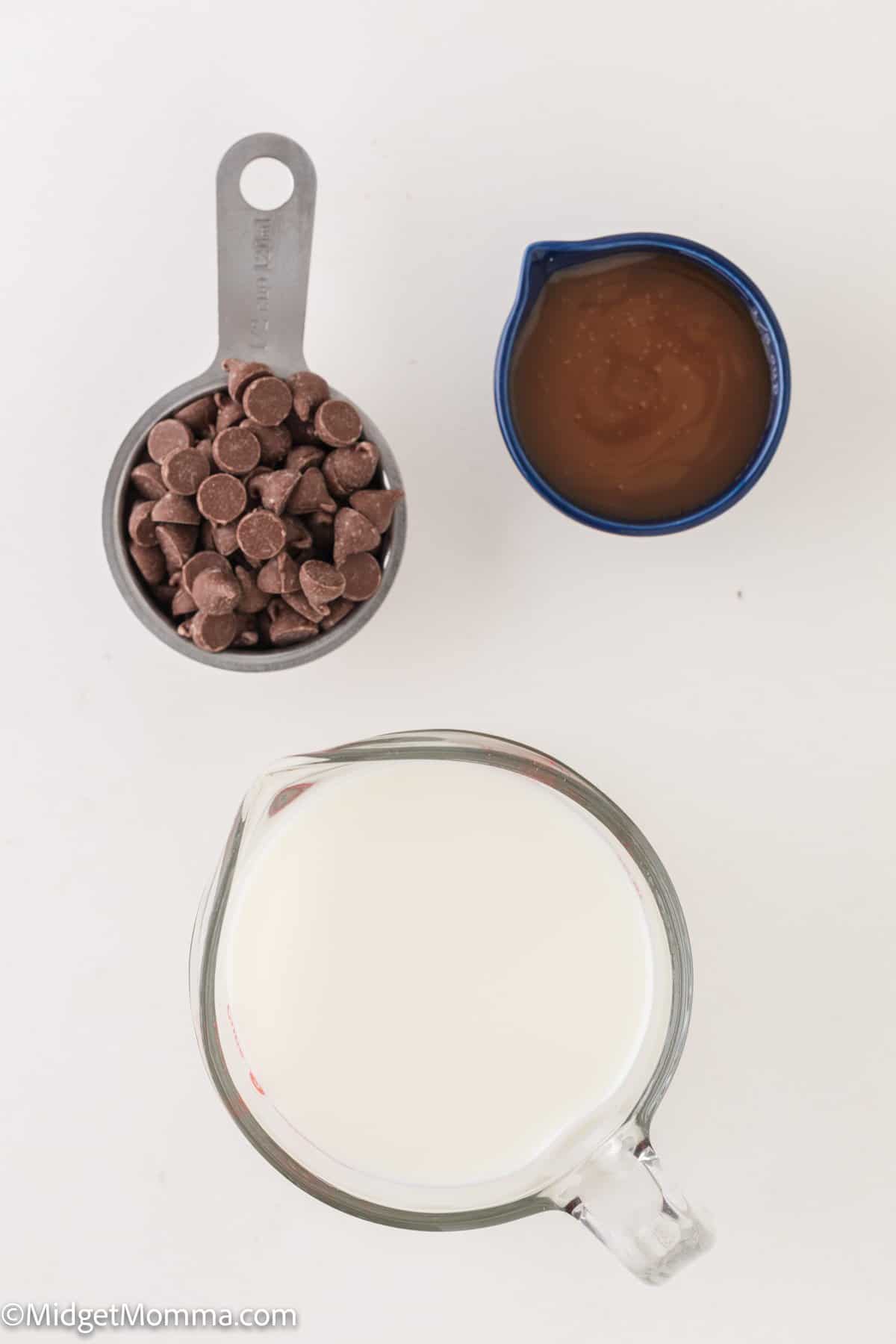 Caramel Hot Chocolate ingredients