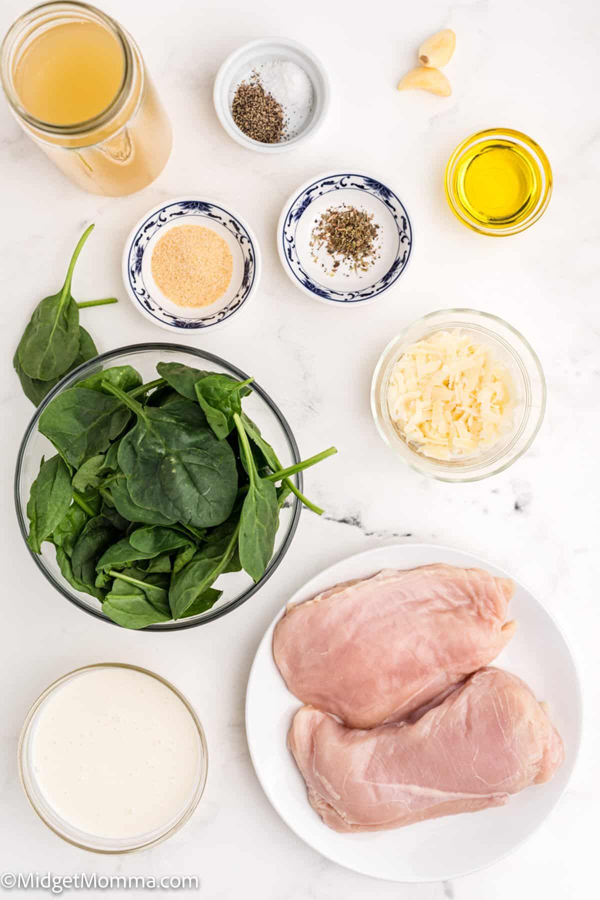 Chicken Florentine ingredients