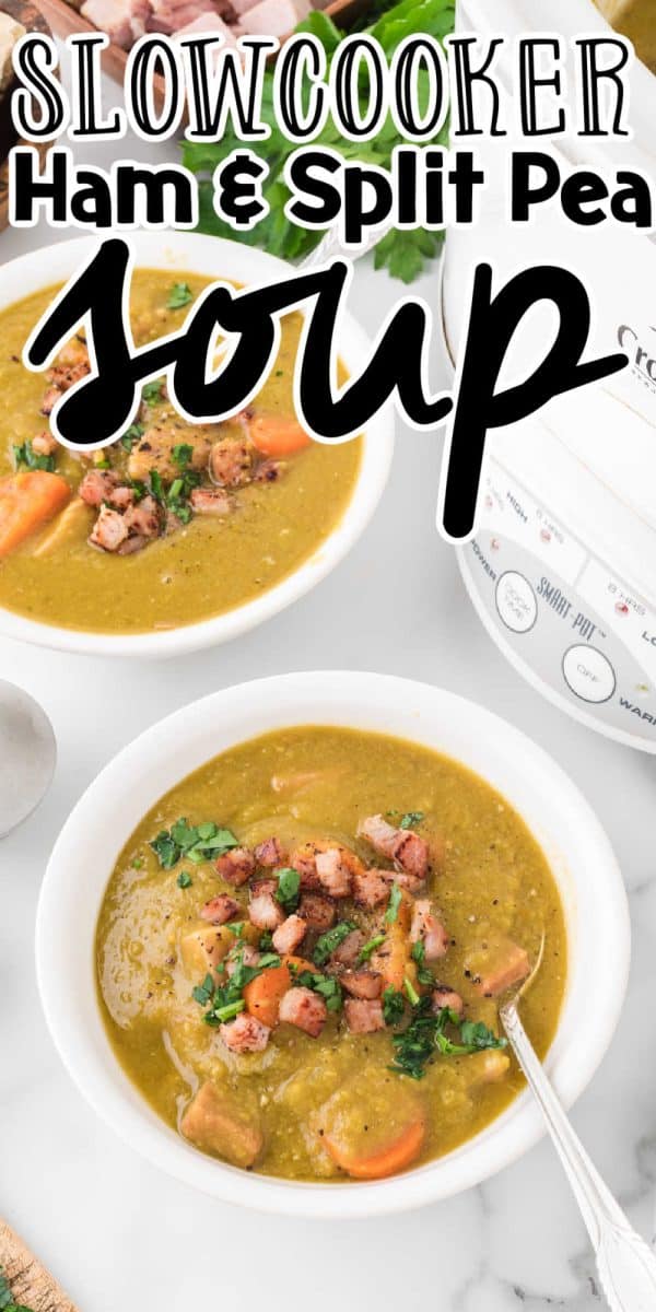 Crockpot Ham Split-Pea Soup - Flipped-Out Food