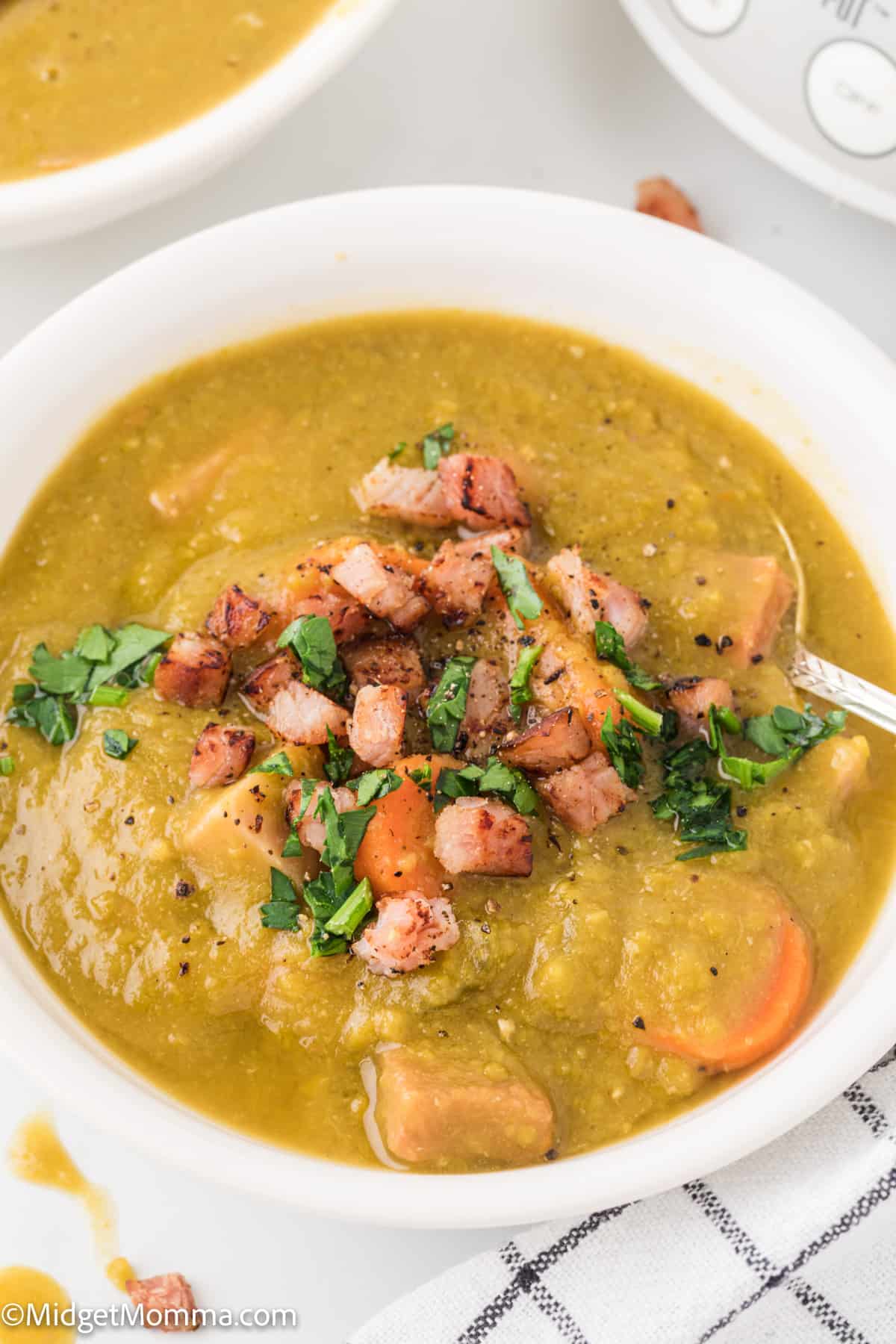 Crockpot Ham Split-Pea Soup - Flipped-Out Food