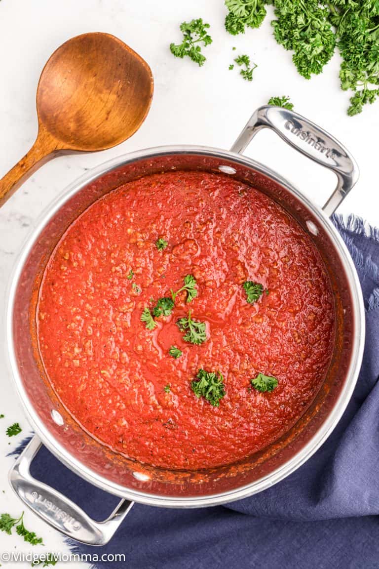 Homemade Spaghetti Meat Sauce Recipe • MidgetMomma
