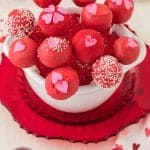 Valentine's Day Red Velvet Cake Pops