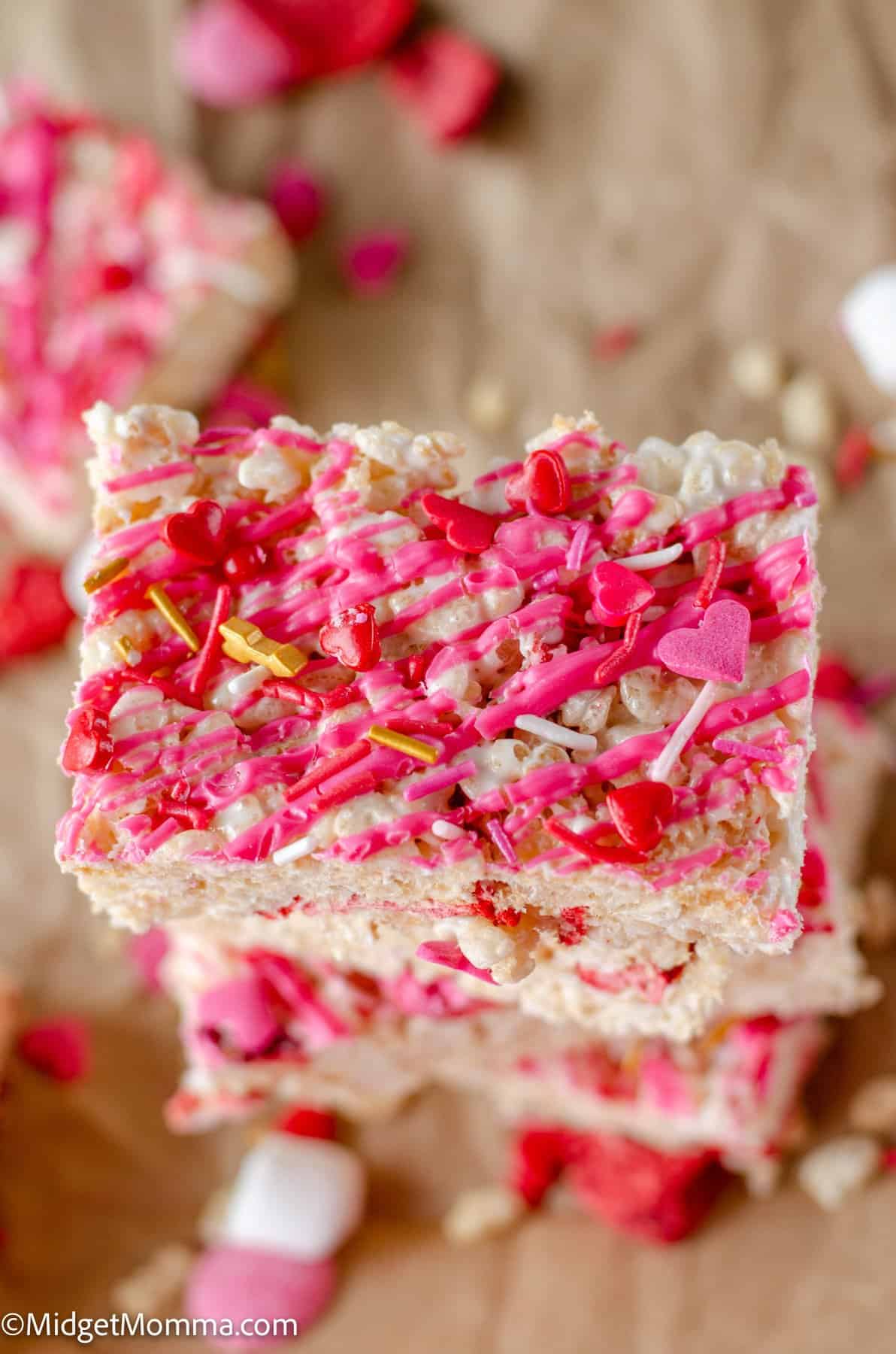 Valentine's Day Rice Krispie Treats