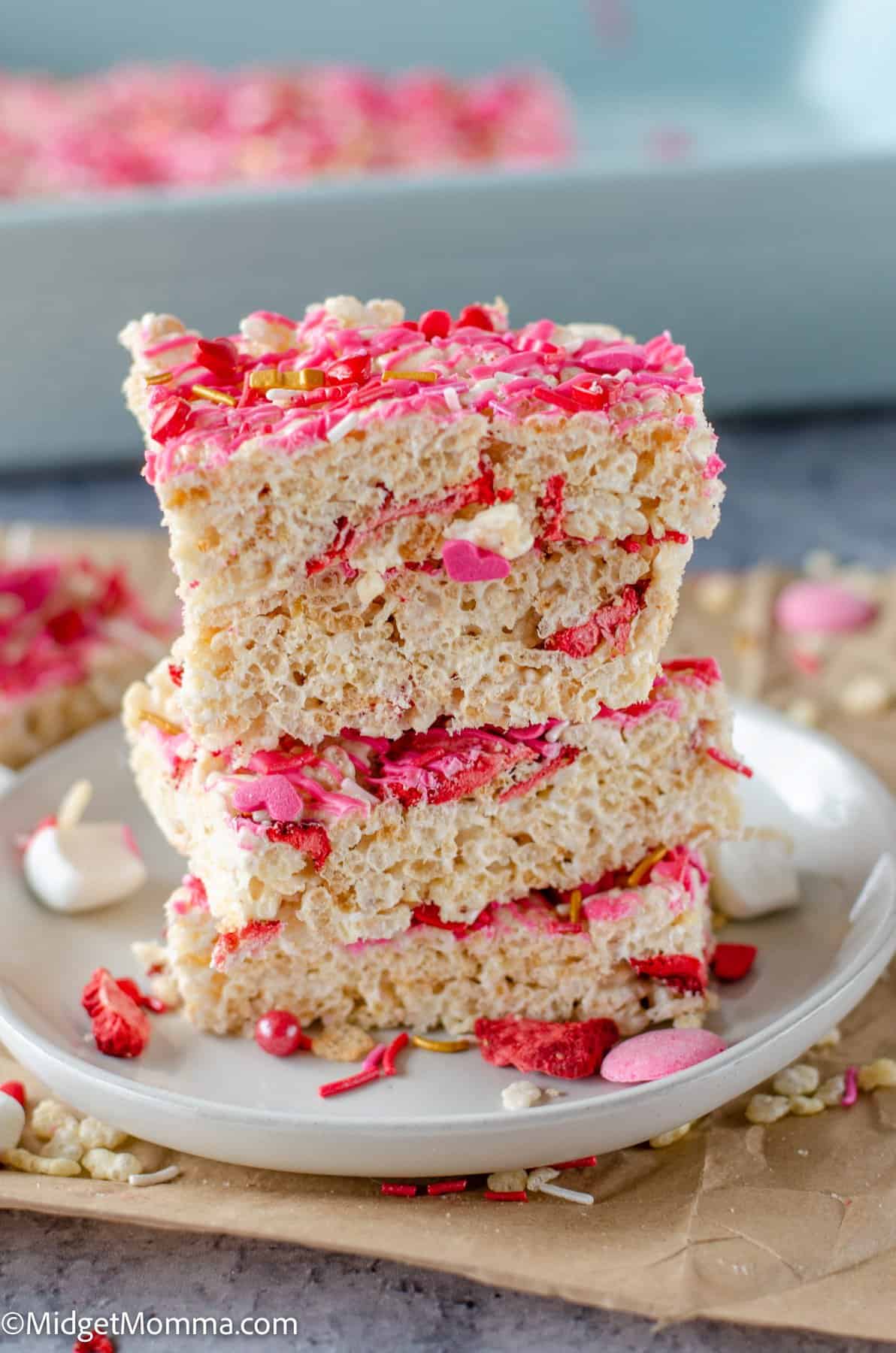 Valentine's Day Rice Krispie Treats