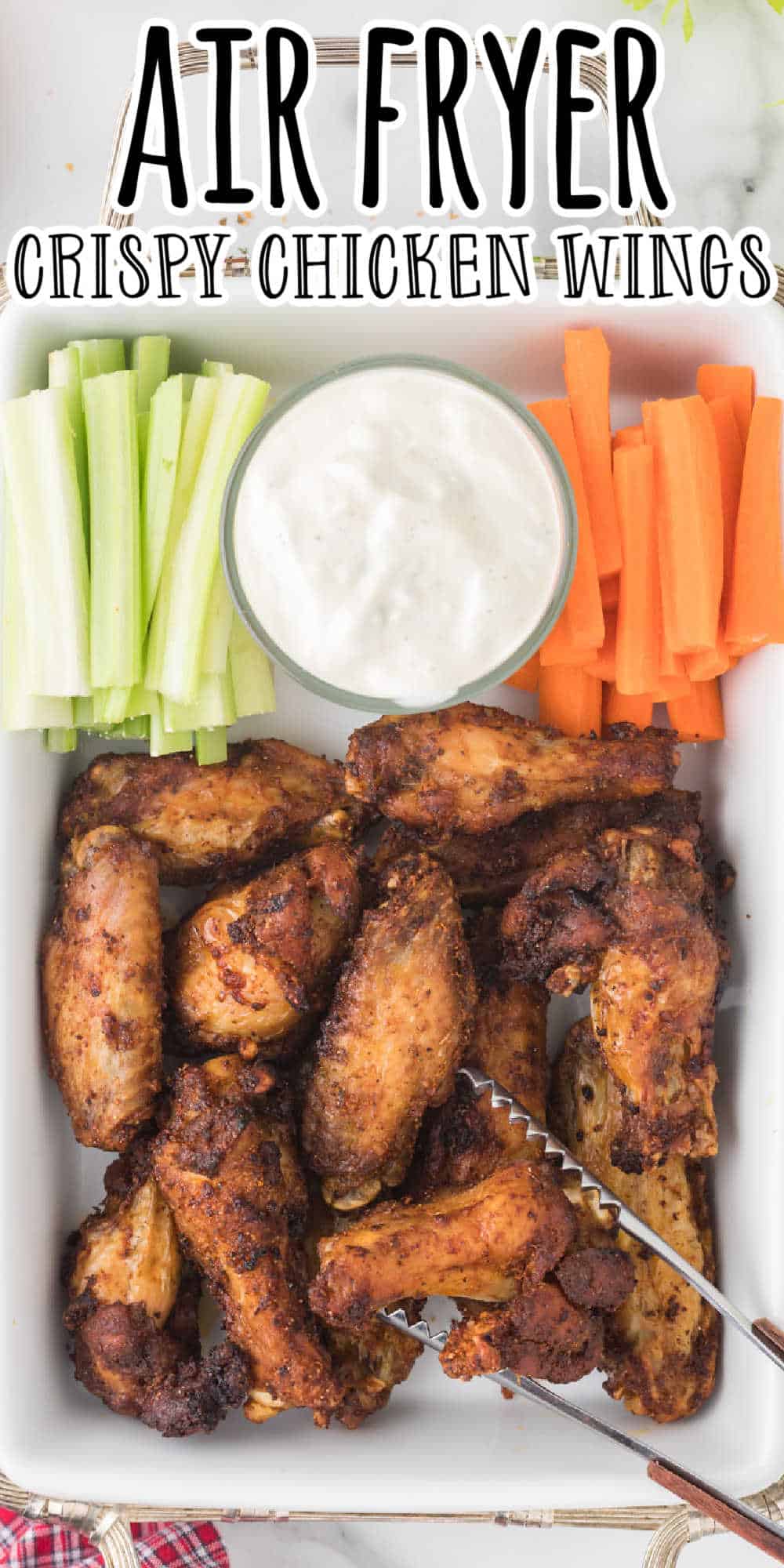 The Best Air Fryer Chicken Wings • MidgetMomma
