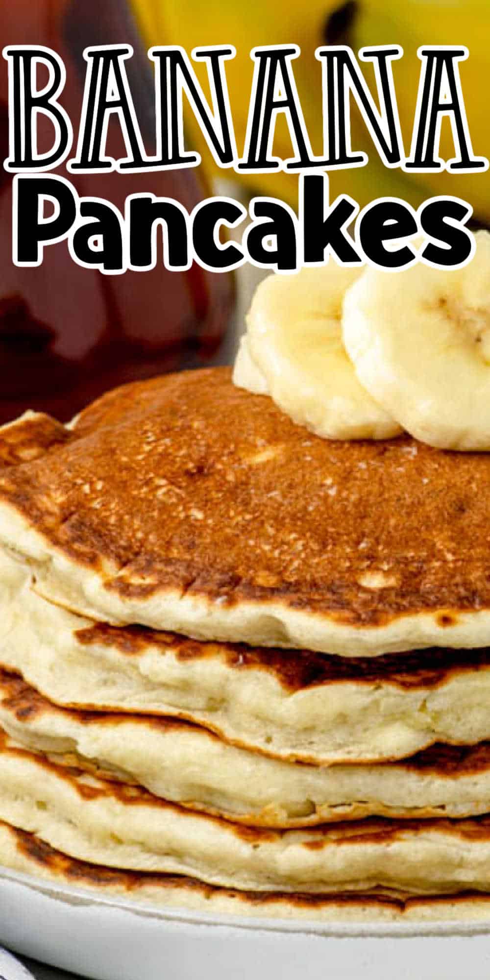 Fluffy Banana Pancakes Recipe • MidgetMomma