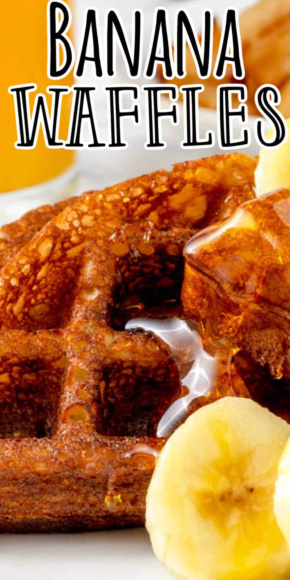 Banana Waffles Recipe • MidgetMomma