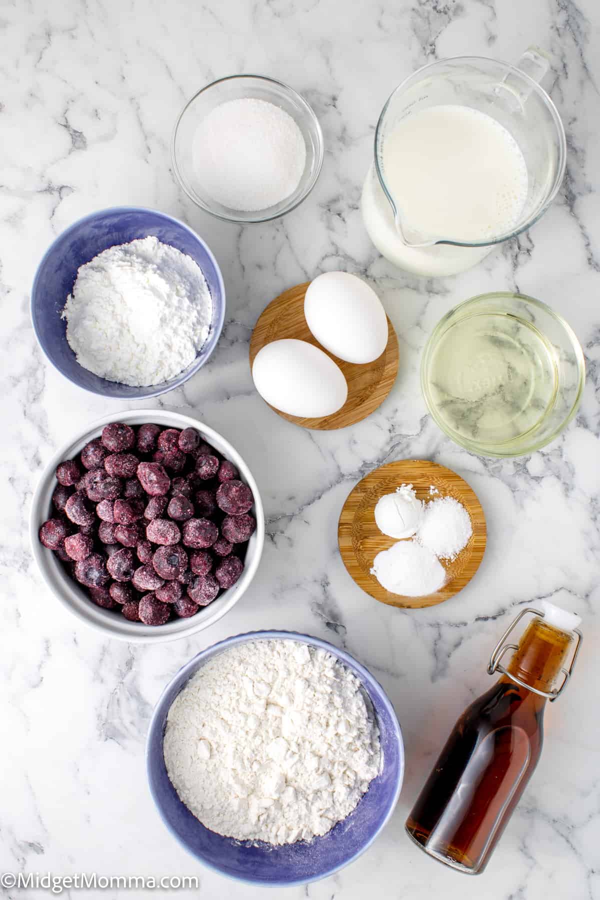 blueberry waffles ingredients