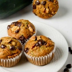 Chocolate Chip Zucchini muffins recipe