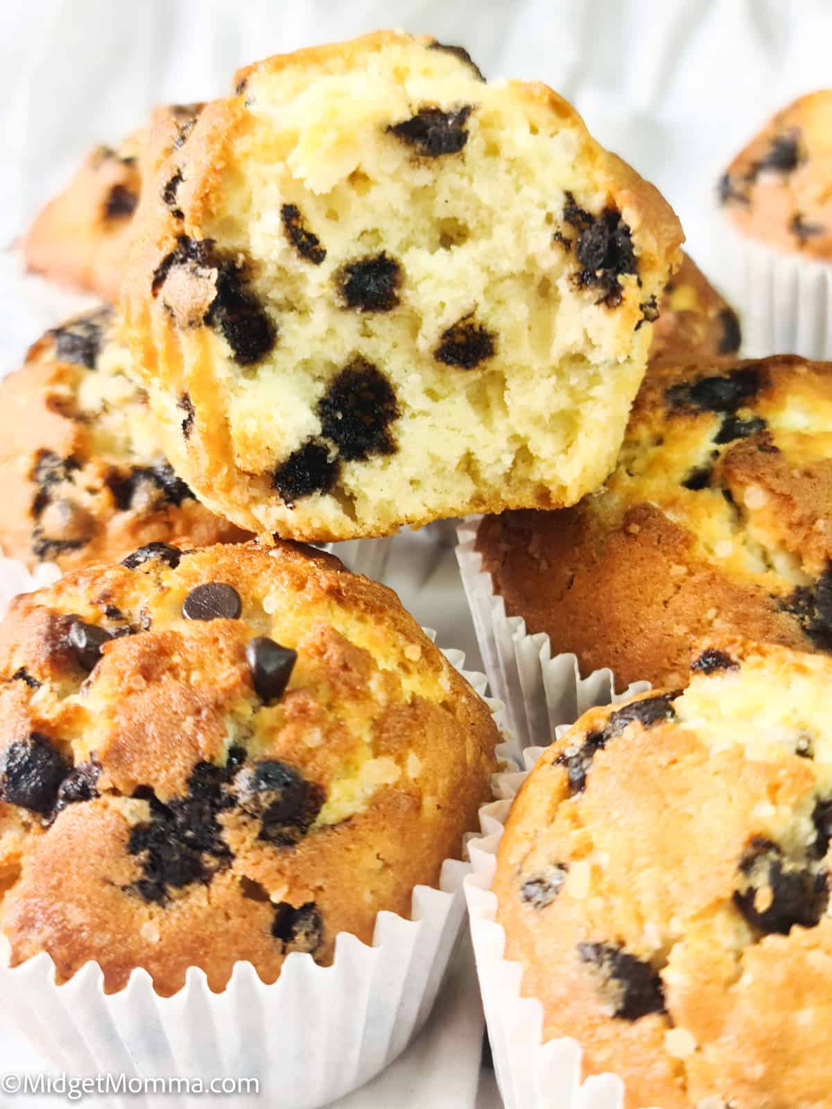 easy chocolate chip muffins