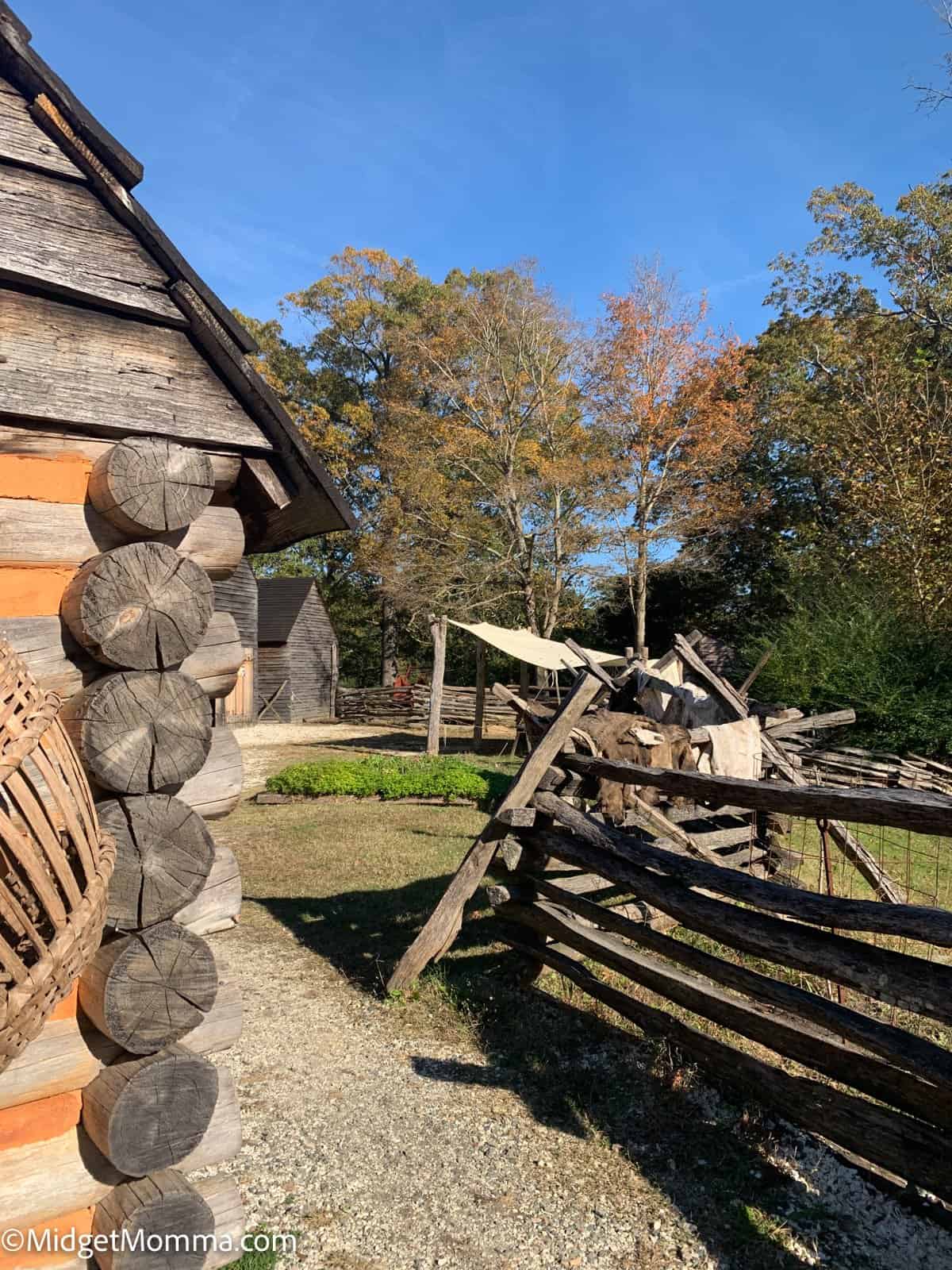 farm at American Revolution Museum at Yorktown