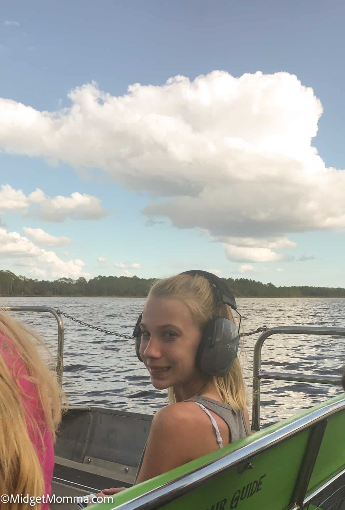 Air boat tour in panama city beach