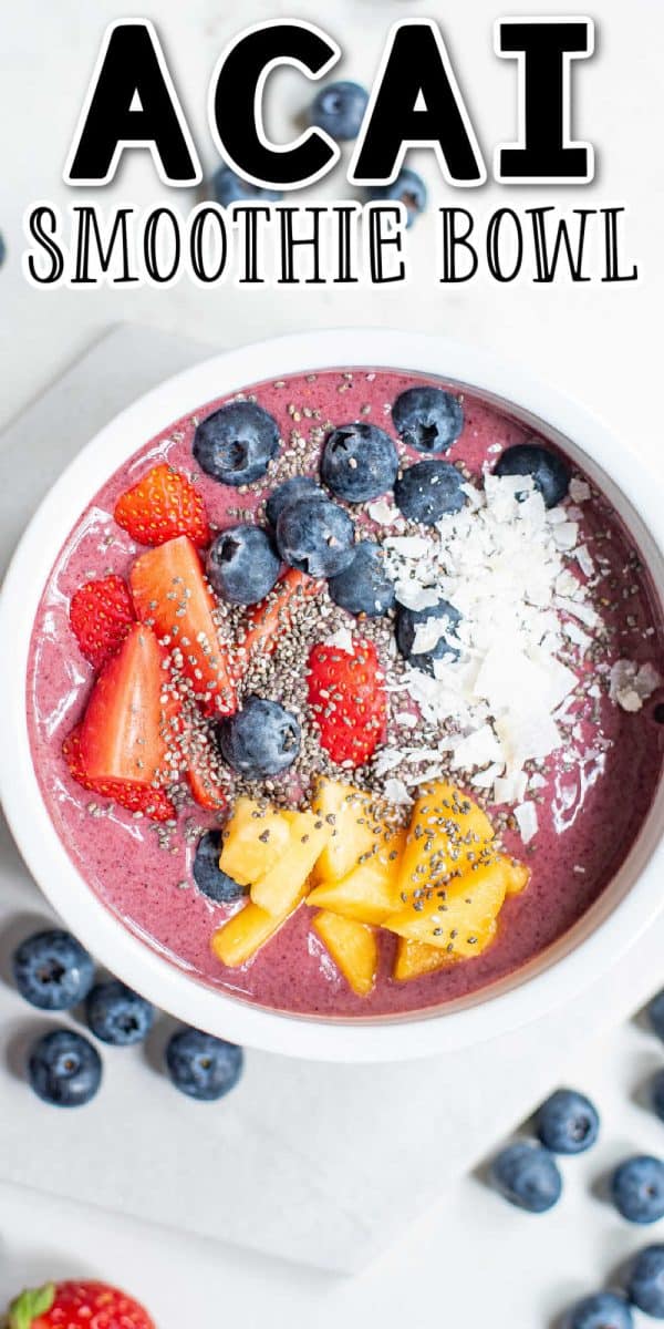 Acai Bowl - a healthy smoothie bowl way to start to the day!