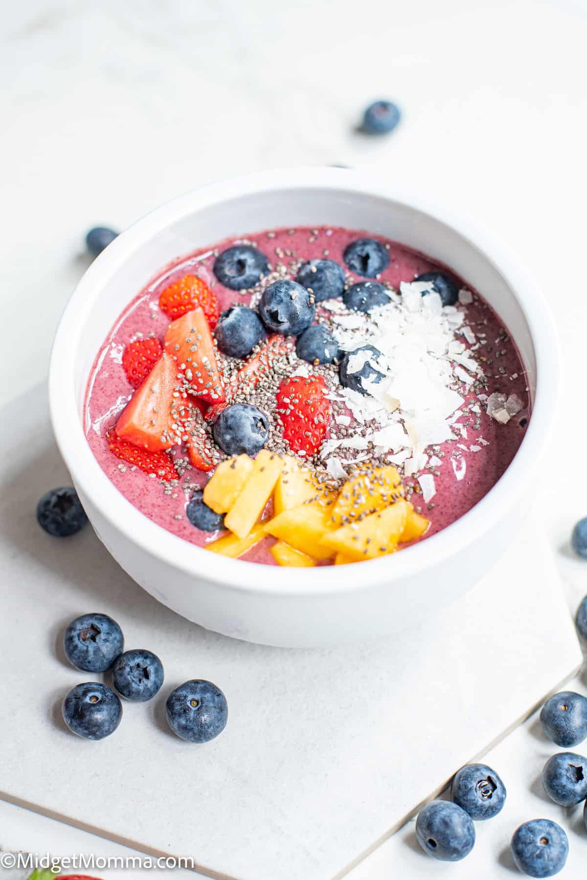 side view of Acai Smoothie Bowl