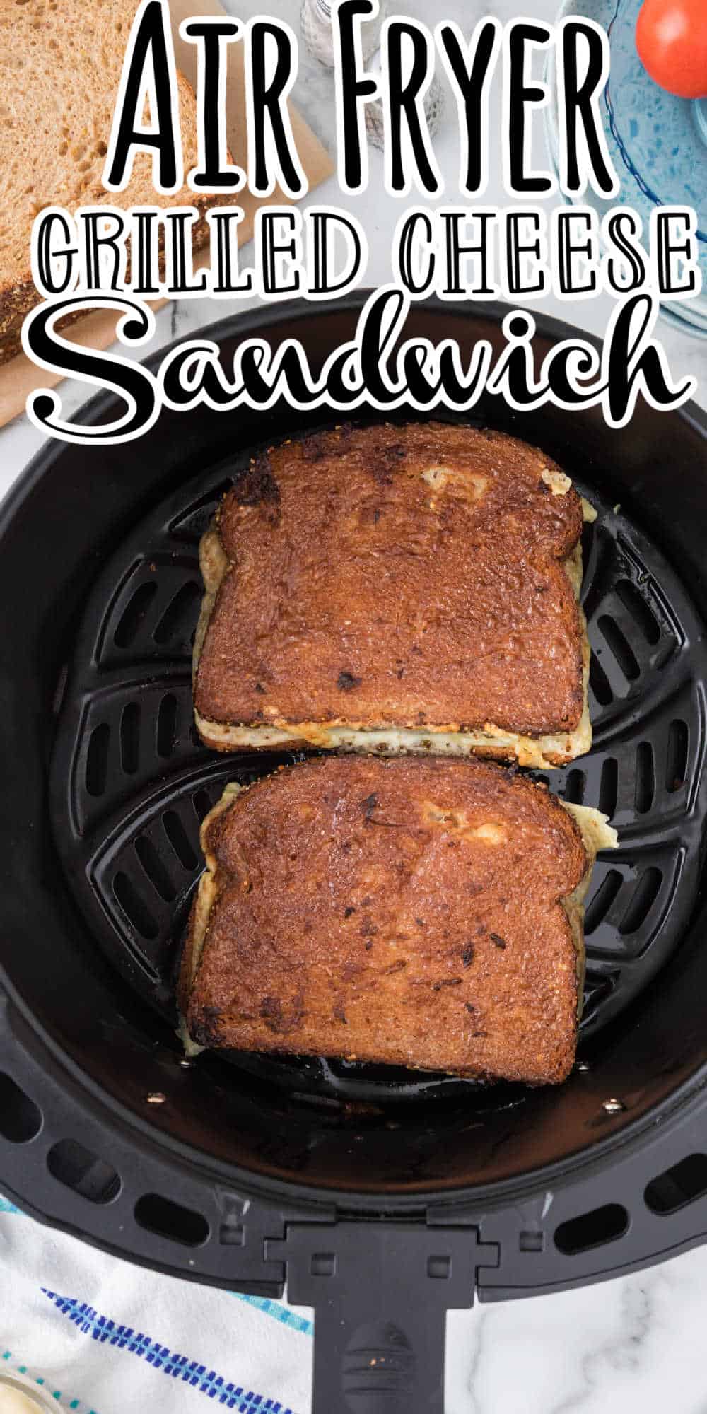 Air Fryer Grilled Cheese Sandwich Recipe • MidgetMomma