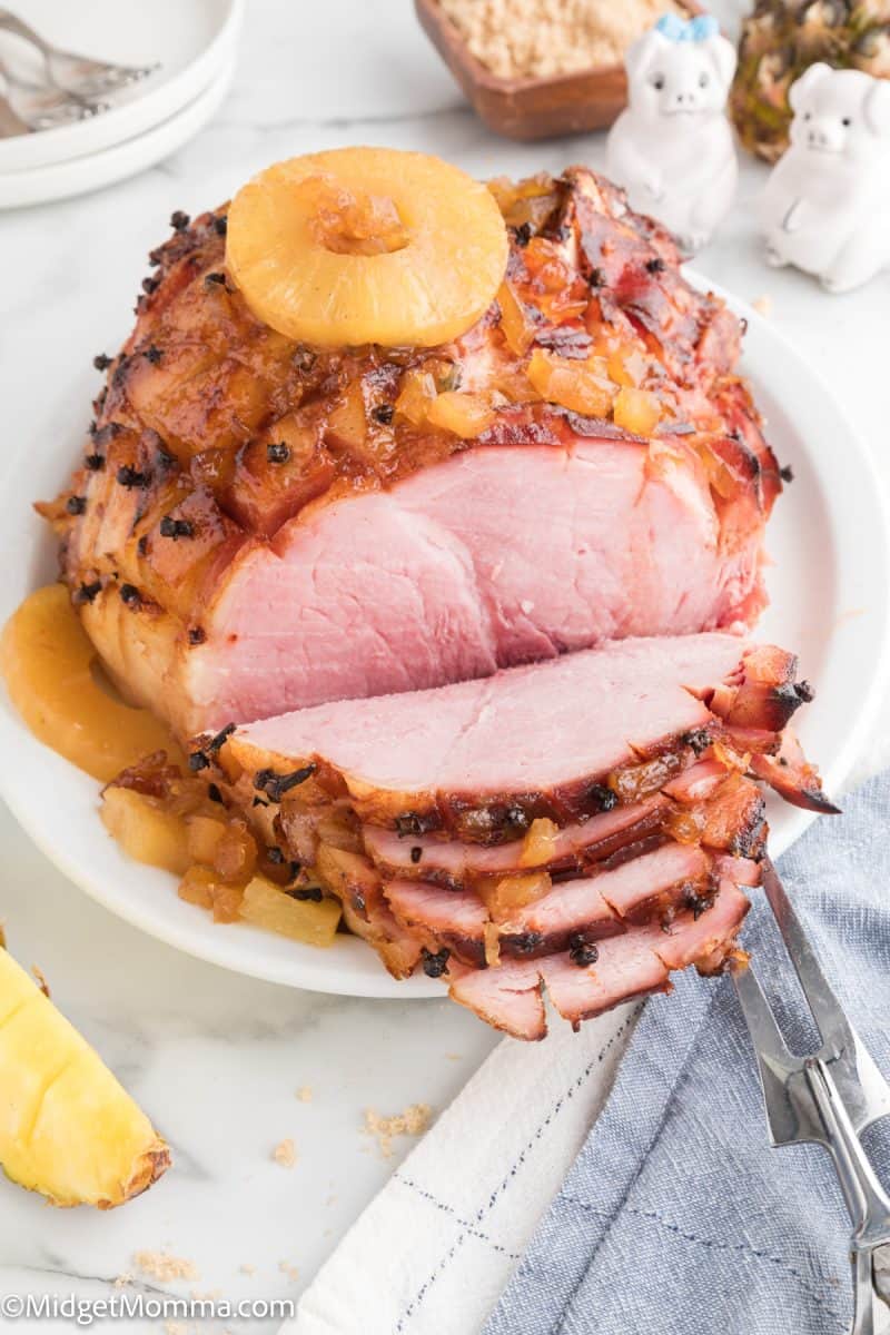 Baked Ham with Pineapple and Brown Sugar Glaze Recipe