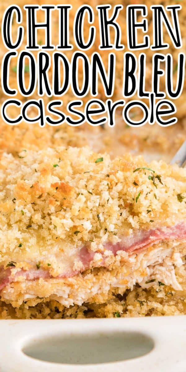 Chicken Cordon Bleu Casserole Recipe • MidgetMomma