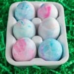 Cool Whip Dyed Easter Eggs