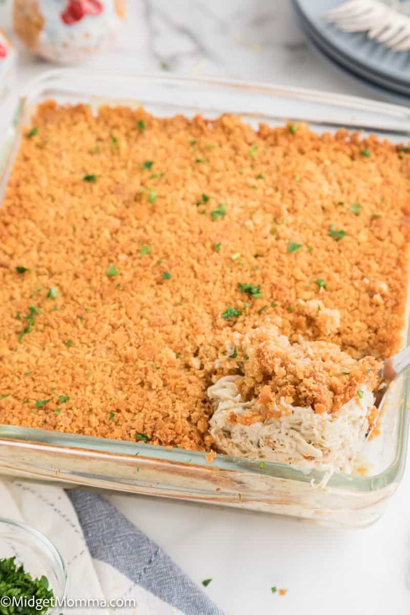 Ritz Cracker Chicken Casserole recipe