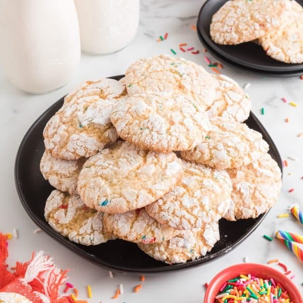 Funfetti Cool Whip Cookies (Made with Cake Mix) • MidgetMomma