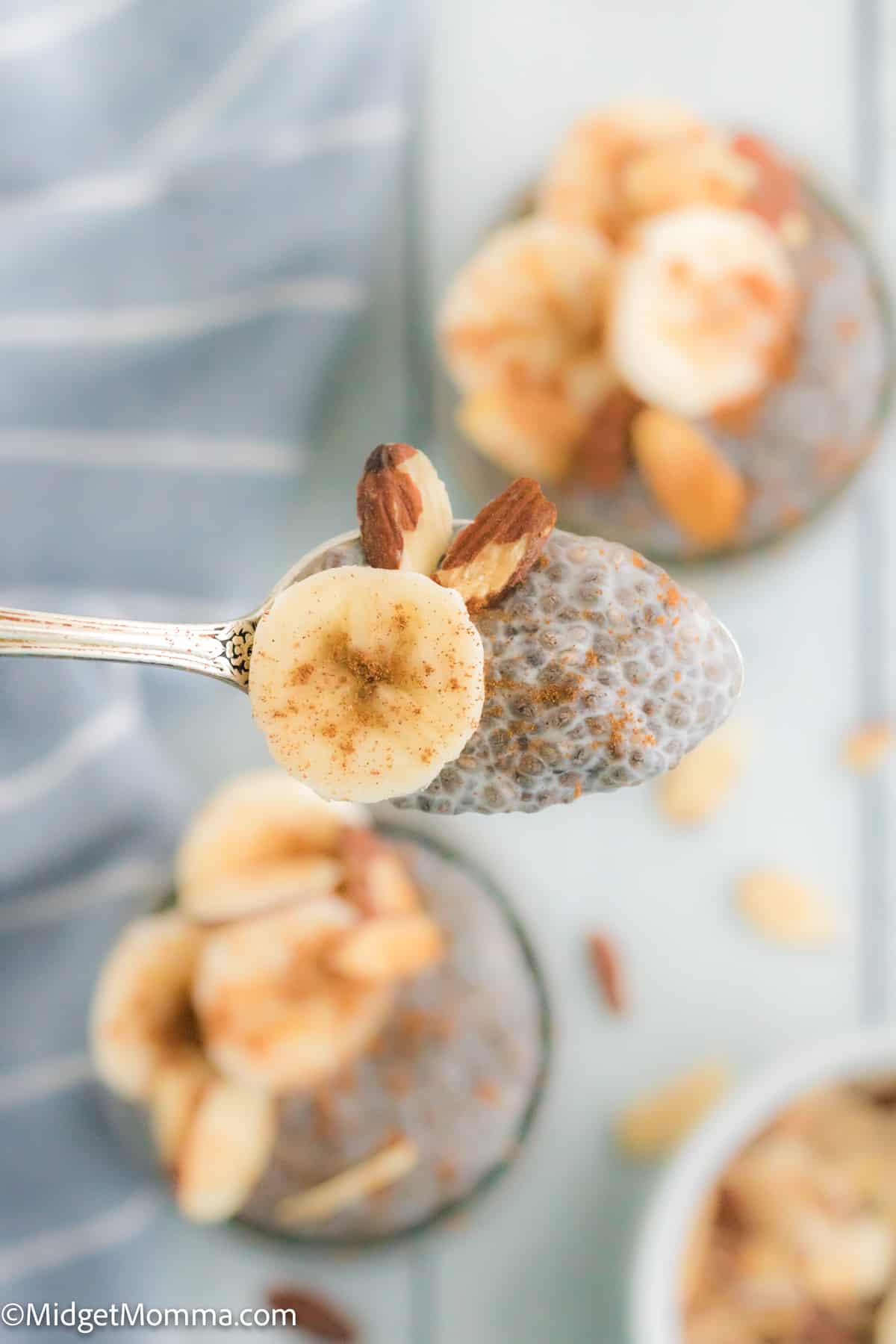Spoonful of Banana Chai Seed pudding