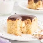 Boston Cream Pie Poke Cake