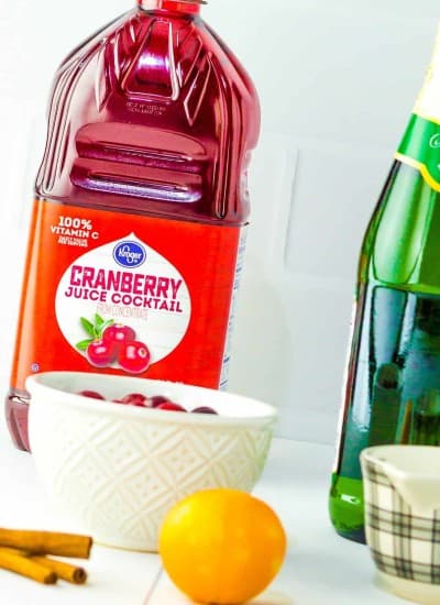 Cranberry mimosa ingredients