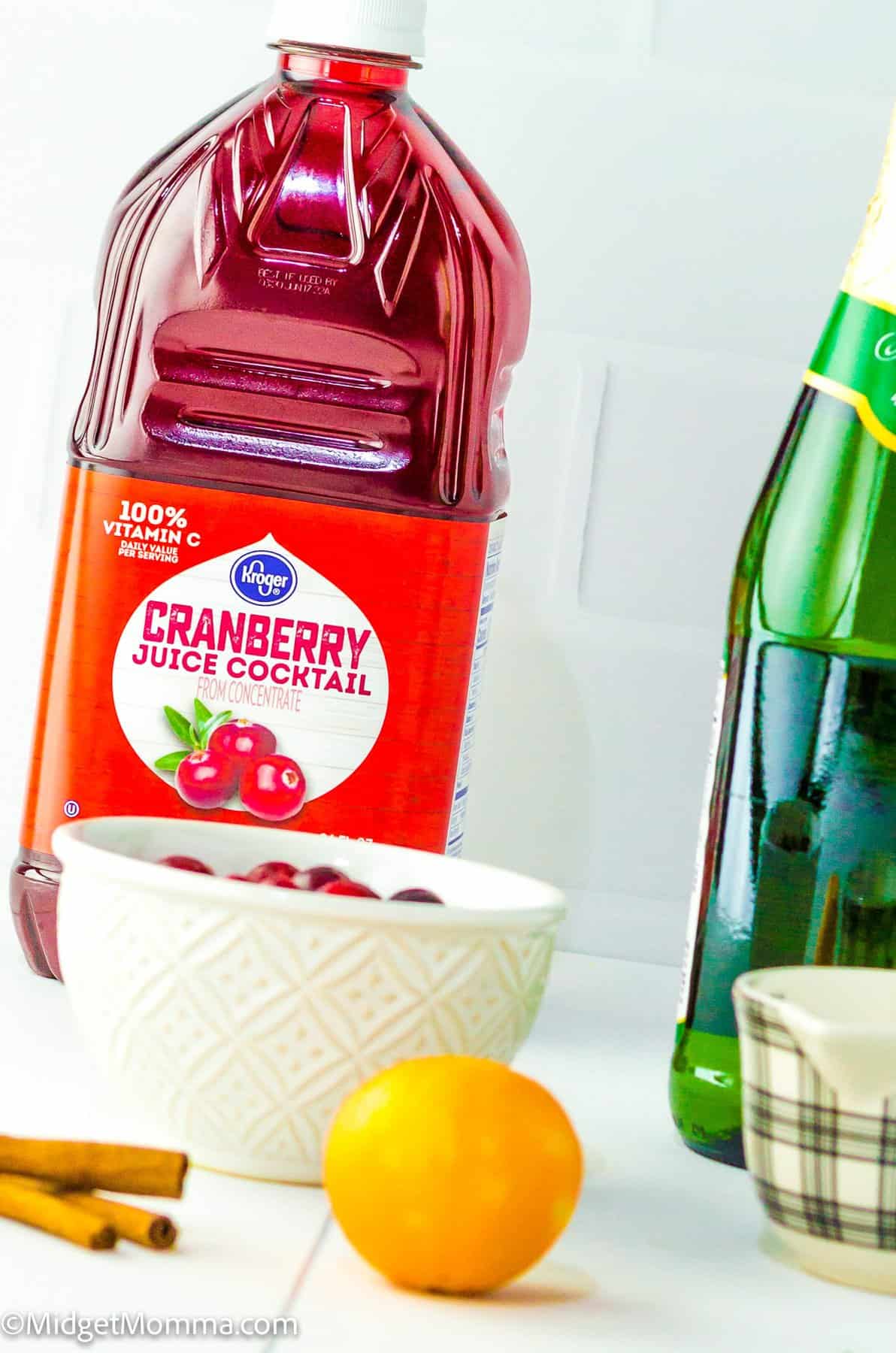 Cranberry mimosa ingredients