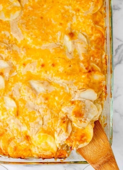 Creamy Scalloped Potatoes with Cheese recipe
