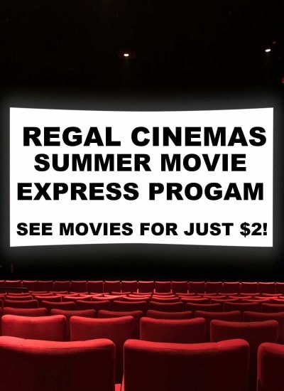 2023 Regal Cinemas Summer Movies Express Program