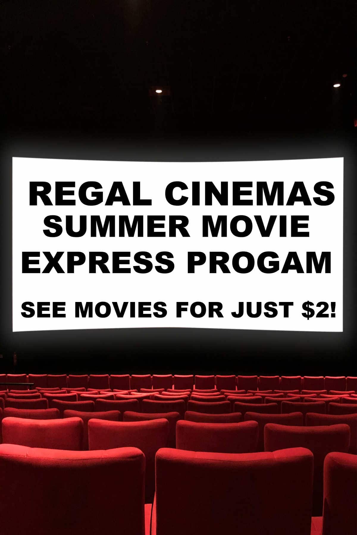 2023 Regal Cinemas Summer Movies Express Program  