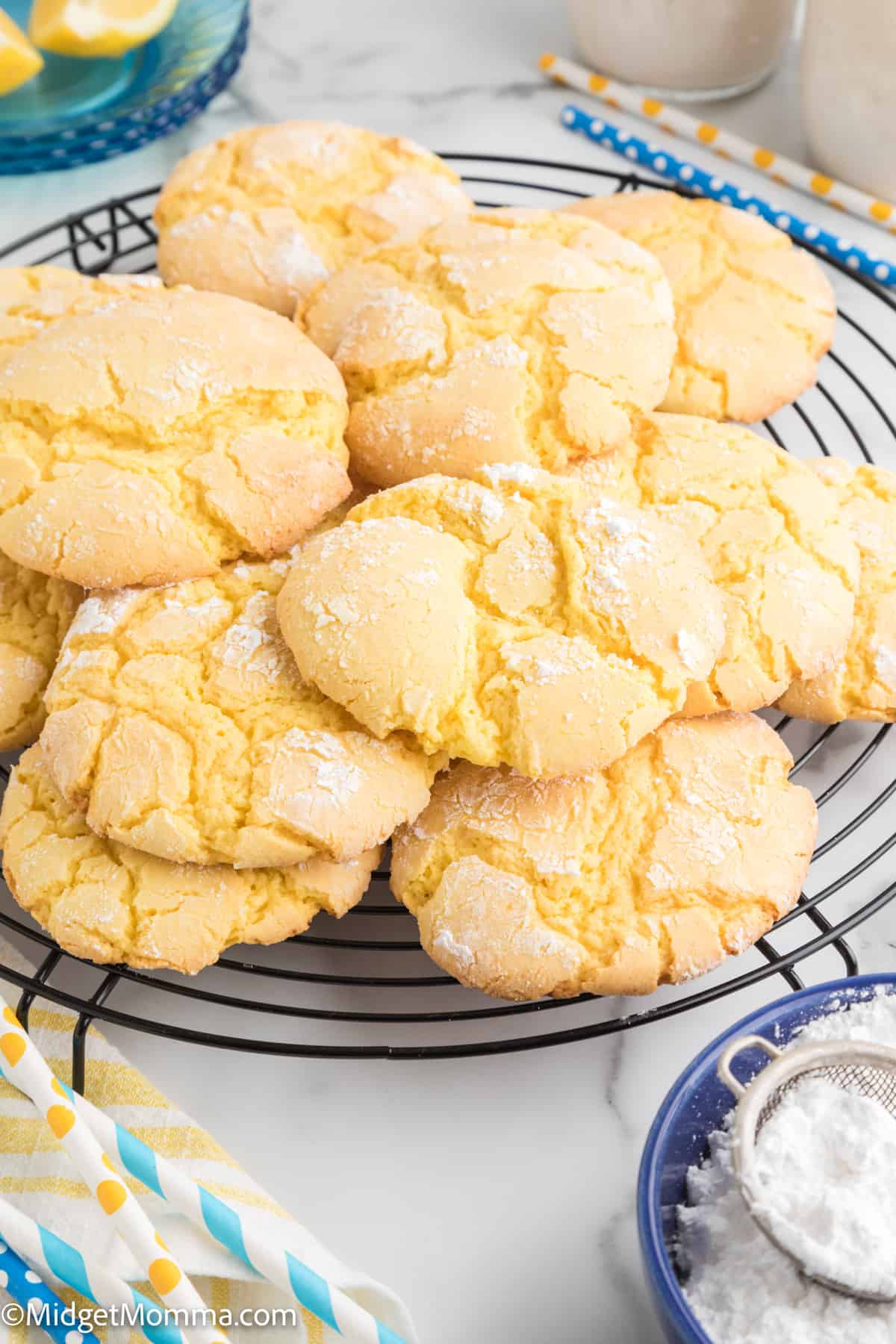 Lemon Cake Mix Cookies recipe
