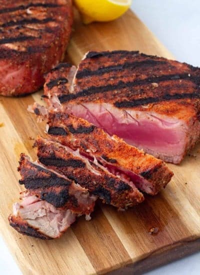 Grilled Blackened Tuna Steaks Recipe