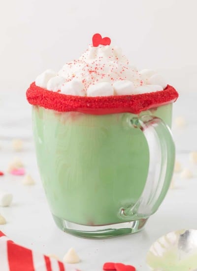 Grinch hot chocolate recipe