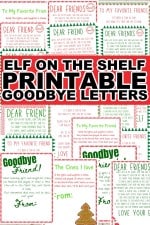 31 FREE Elf on the Shelf Goodbye Letter Printables
