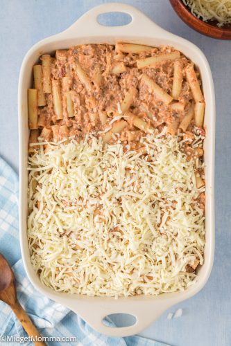 Baked Ziti with Ground Beef • MidgetMomma