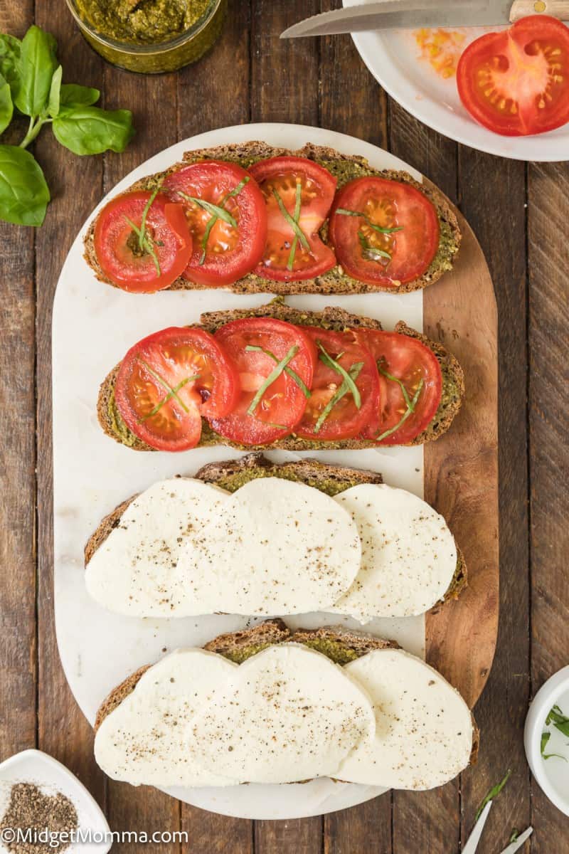 Caprese Grilled Cheese Sandwich • MidgetMomma