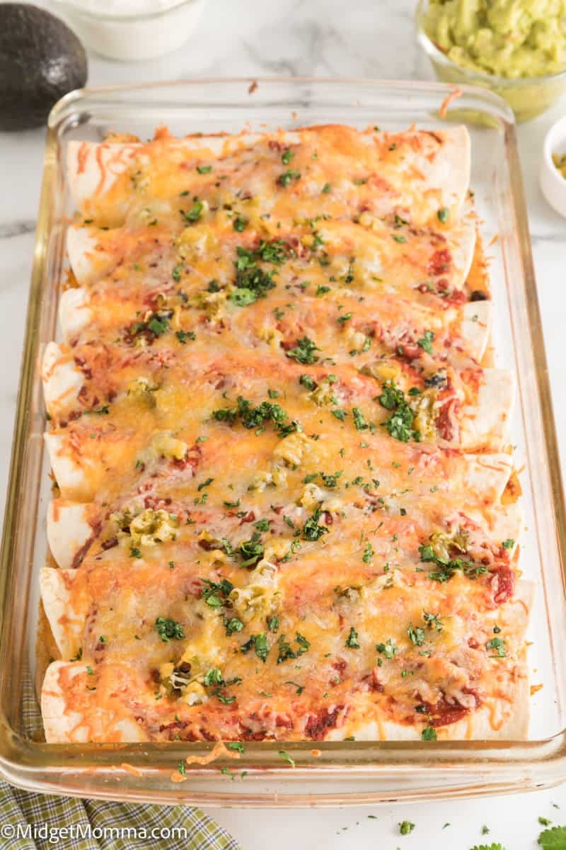 Cheesy Beef Enchiladas Recipe • MidgetMomma