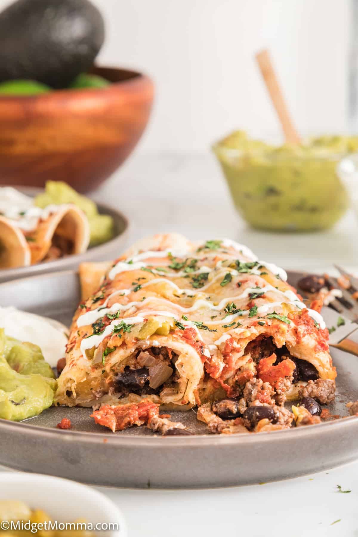 Cheesy Baked Beef Enchiladas