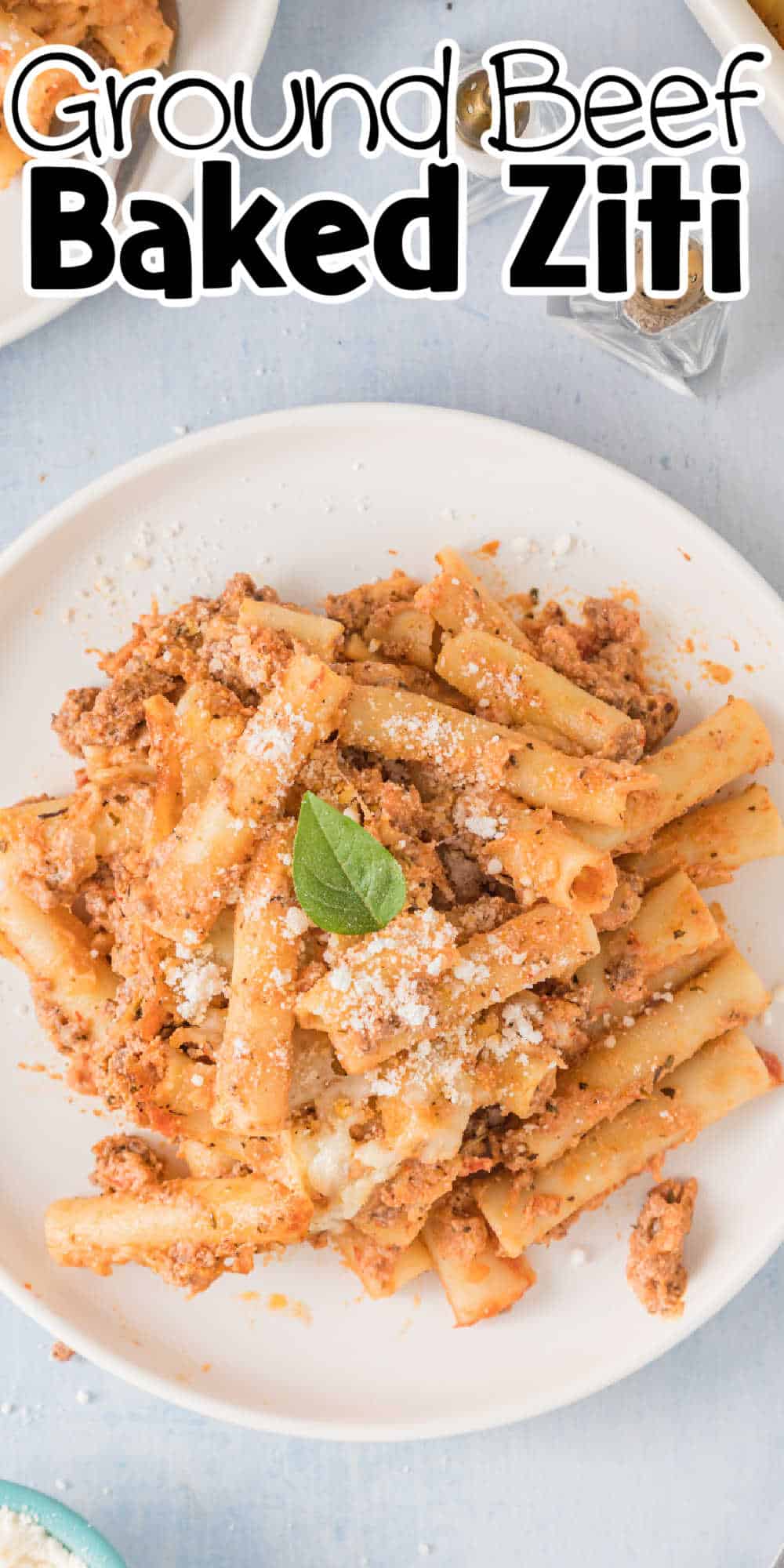 Baked Ziti with Ground Beef • MidgetMomma