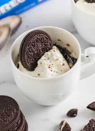 Microwave Oreo Mug Cake Recipe