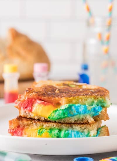 Rainbow Grilled Cheese Sandwich Recipe